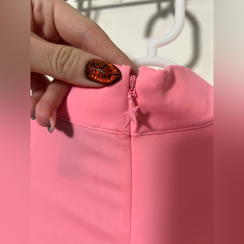 Mugler x HM Pink Cut-Out Long Sleeve Dress - Picture 4 of 8